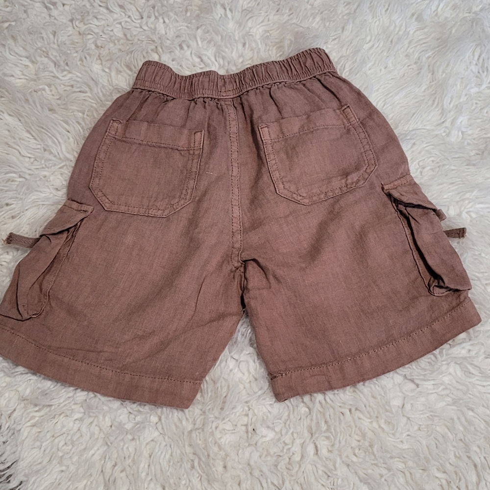 Pink Linen Shirt and Shorts Set - Picture 6 of 7